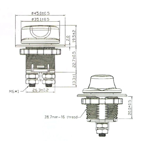 Coupe batterie 12/24V 100A
