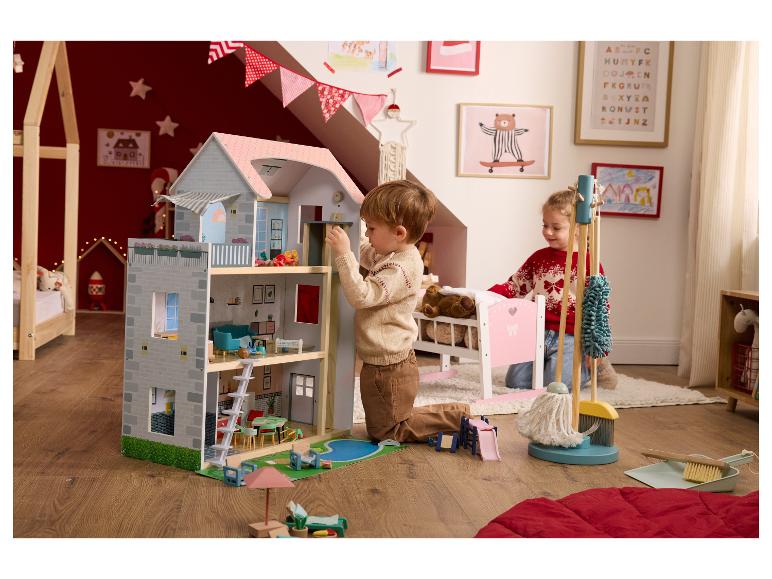 Houten poppenhuis