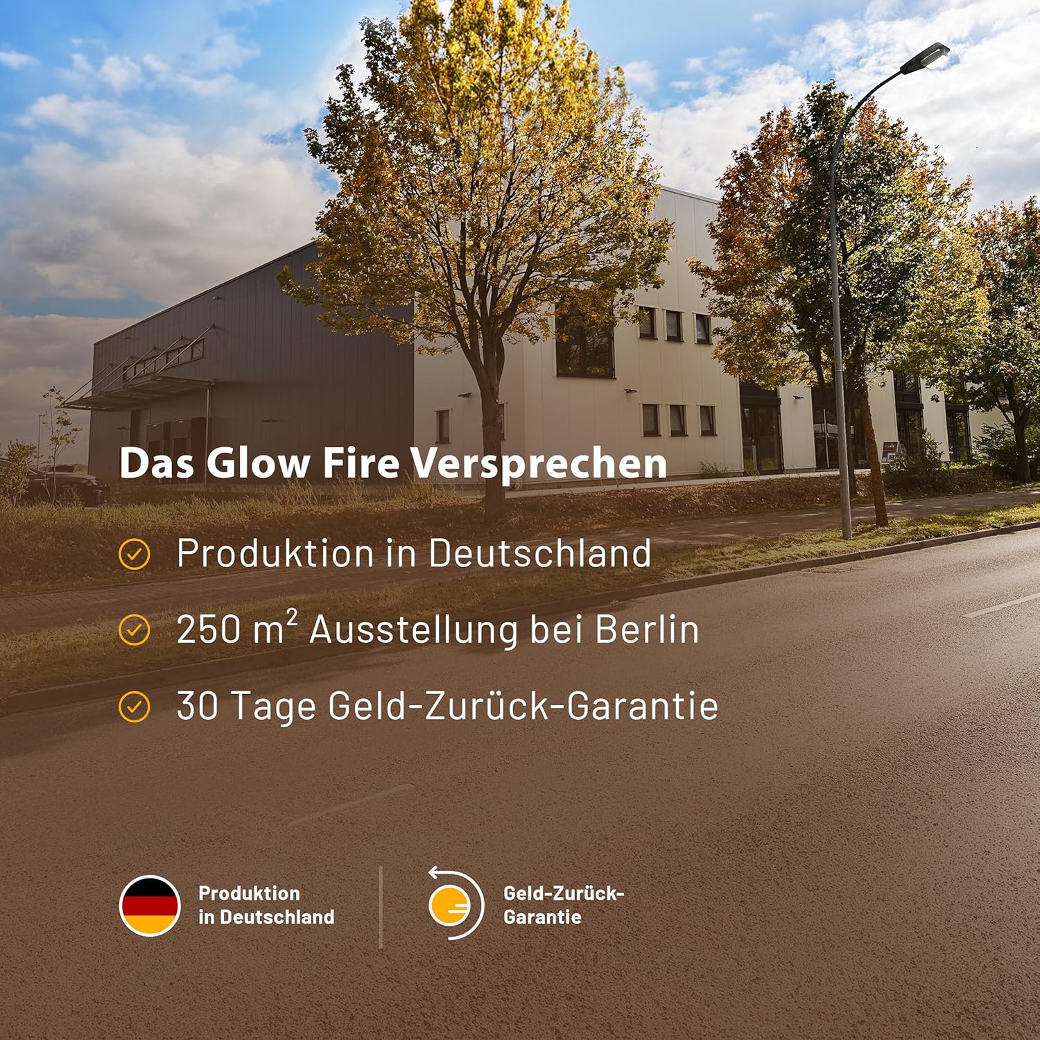 GLOW FIRE Elektrokamin mit Heizung und Kaminfeuer (Standkamin Rhea) - elektrischer Kamin mit LED-Feuer in 5 Farben, Heizlüfter, Deko & Fernbedienung - 158x97x33 cm, Weiß