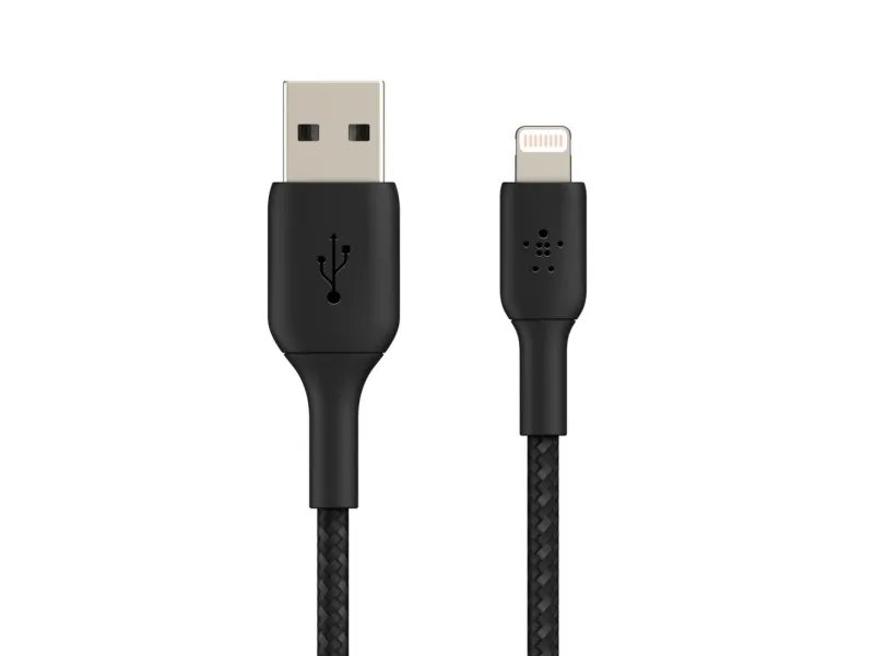 Belkin BoostCharge - Lightning-kabel - Lightning han til USB han - 1 m - sort