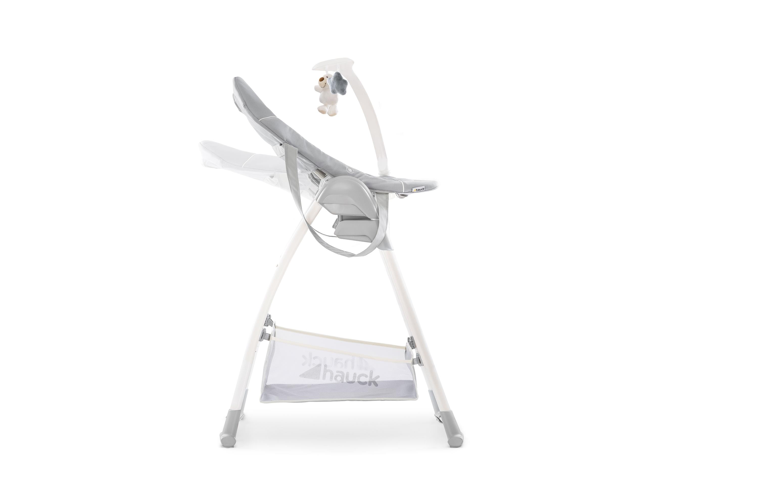 Hochstuhl Sit N Relax 3in1 Stretch Grey<br>Set mit Babysitz, Kindersitz und Wippgestell