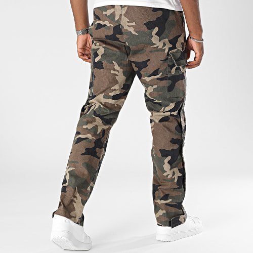 Pantalon Cargo Vert Kaki Beige Camouflage