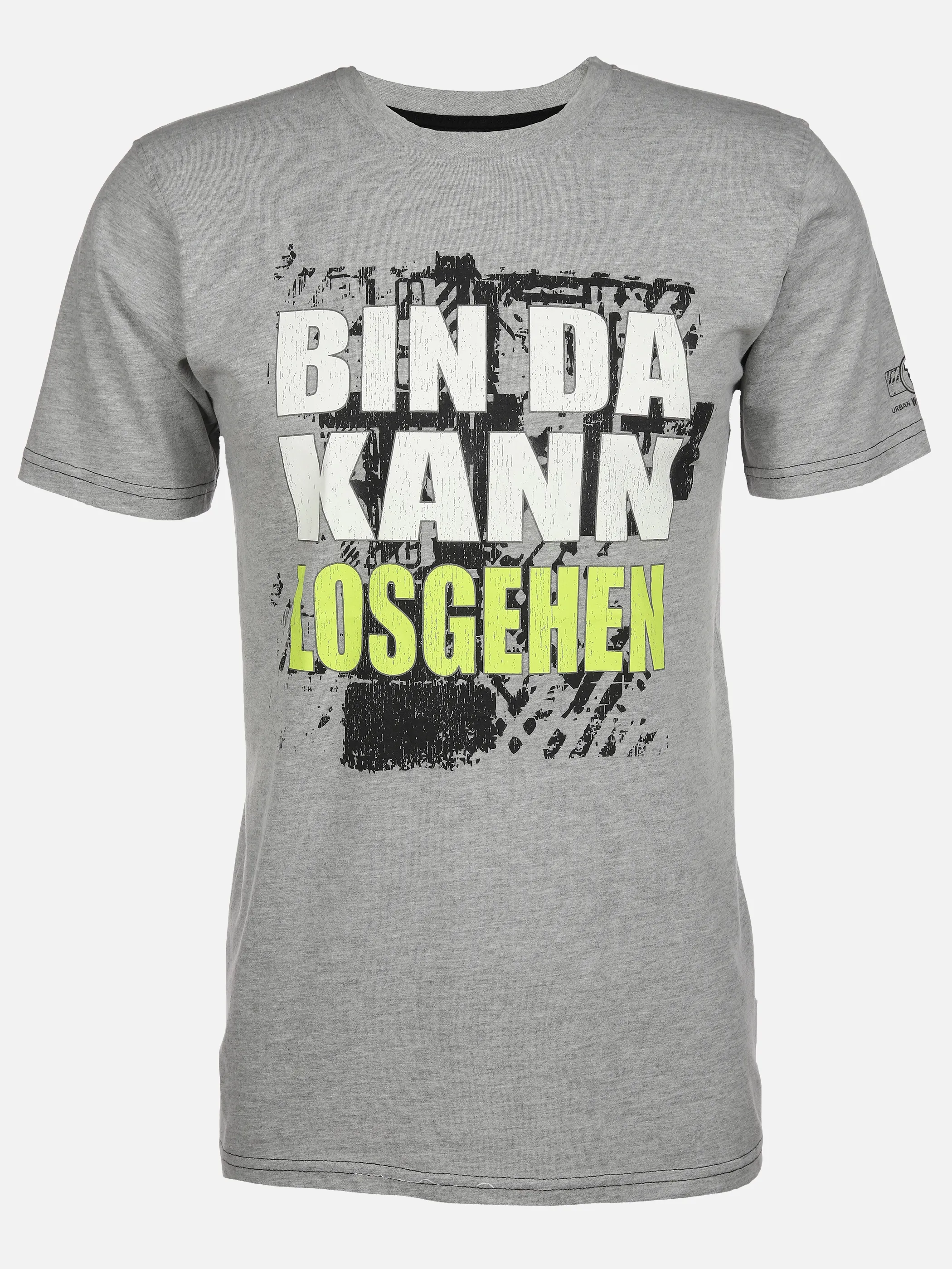 Herren Arbeitsshirt mit Frontspruch