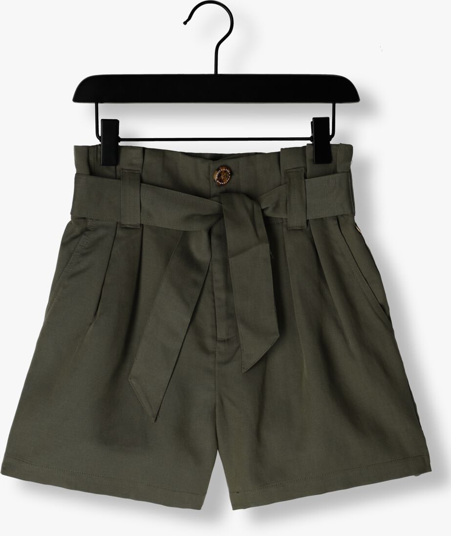 SCOTCH & SODA groene scotch & soda shorts high-rise paper bag short