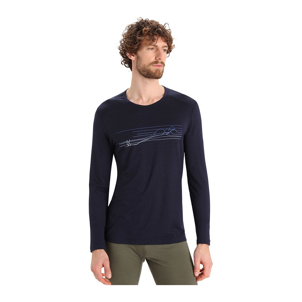 Icebreaker 200 OASIS - Tee-shirt Homme midnight navy