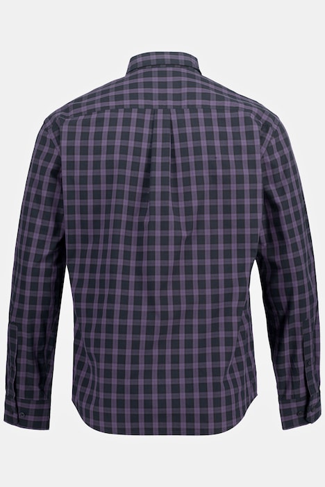 Karohemd, Langarm, Buttondown-Kragen, Modern Fit