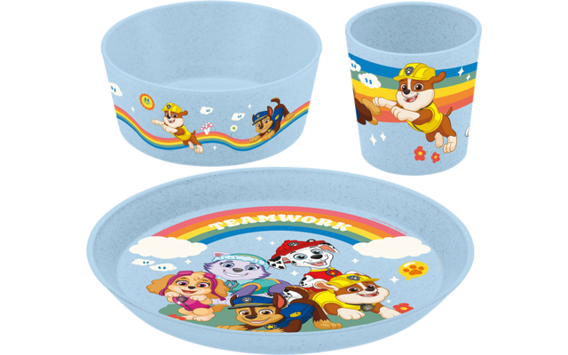 Koziol Connect Paw Patrol Geschirr-Set 3-tlg.