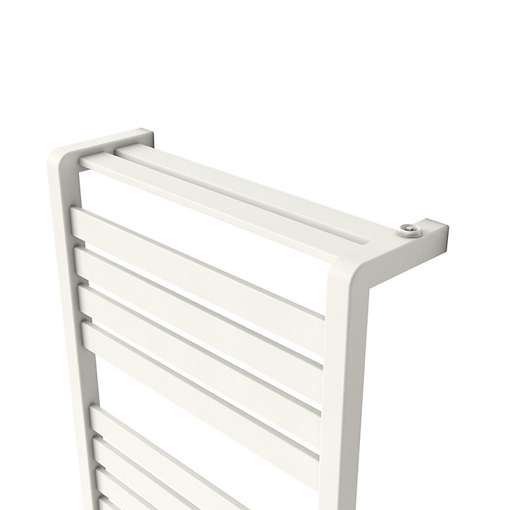 Sèche-serviettes eau chaude GoodHome Loreto vertical blanc 344 W