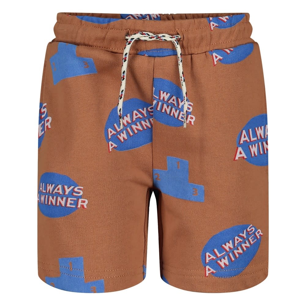 Sturdy Sturdy short aop - Run the Day hazelnoot