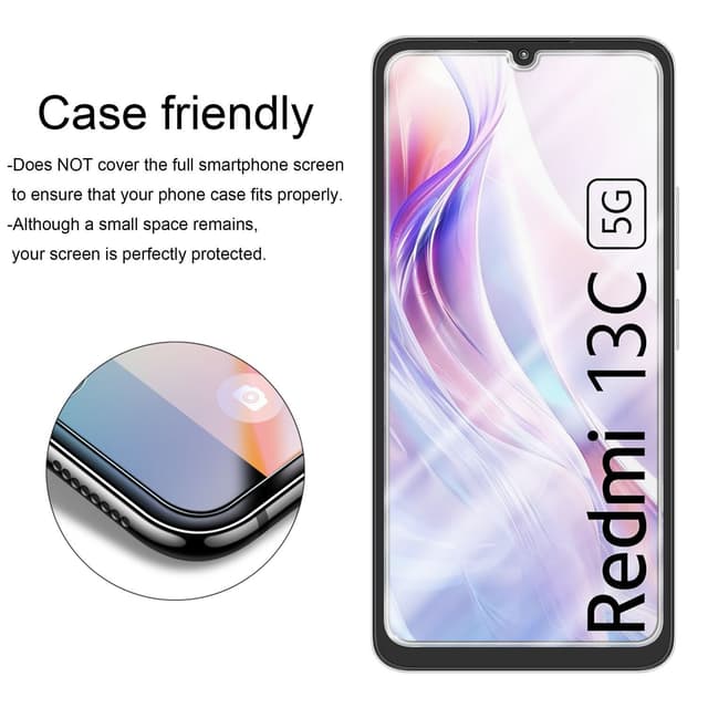 Xiaomi Redmi 13C 3x Skærmbeskytter Beskyttelsesfolie