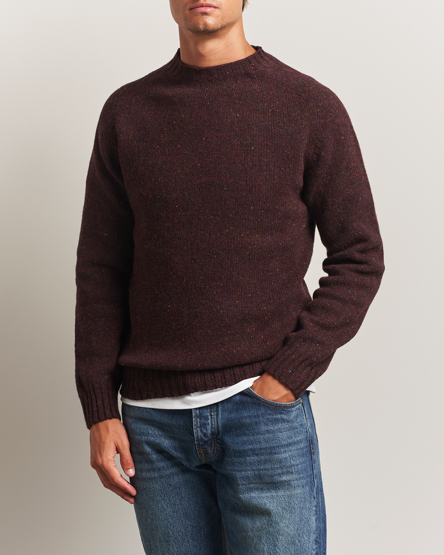 Harley Of Scotland Donegal Wool Crewneck Lewis