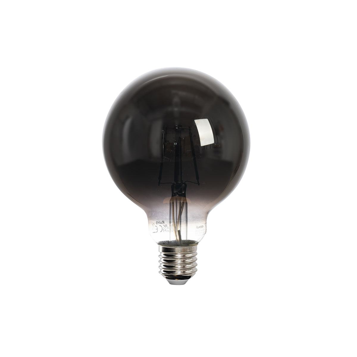 LUEDD Smart E27 LED lamp G95 smoke 4W 60 lm 1800-3000K