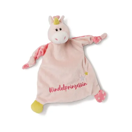 NICI Schmusetuch Einhorn 'Windelprinzessin'