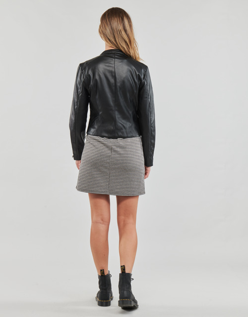 Only - ONLVICS FAUX LEATHER JACKET OTW - Noir