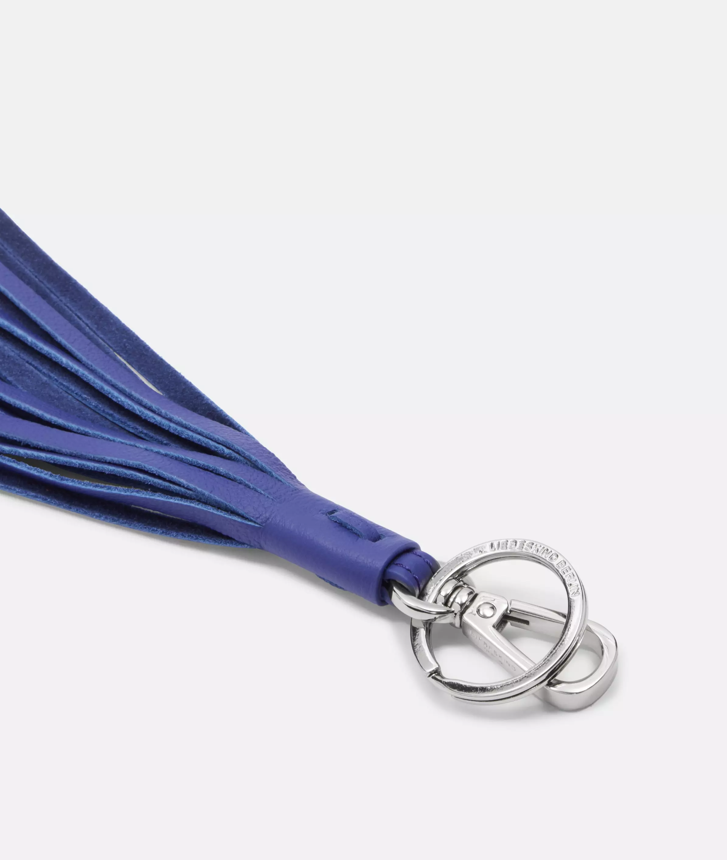 Tassel keyring Short leather key fob