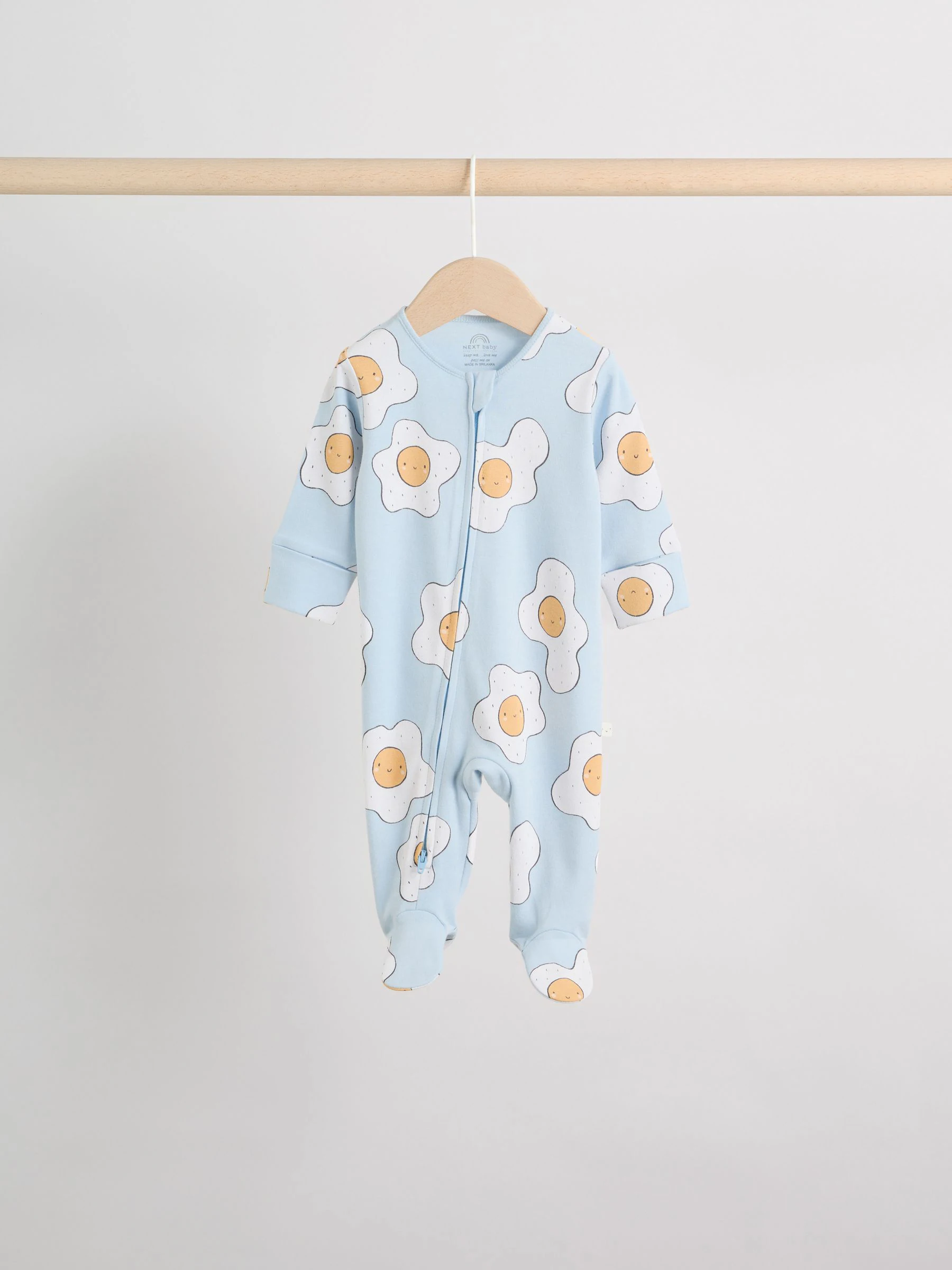 Mineraalkleurig - 4 Pack Baby-pyjama's met tweewegrits (0mnd -2jr)
