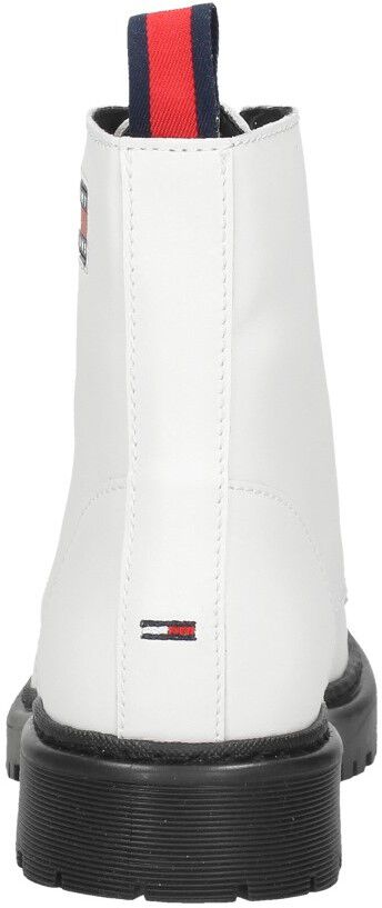 Tommy Hilfiger Iridescent Eyelets Flat boot wit