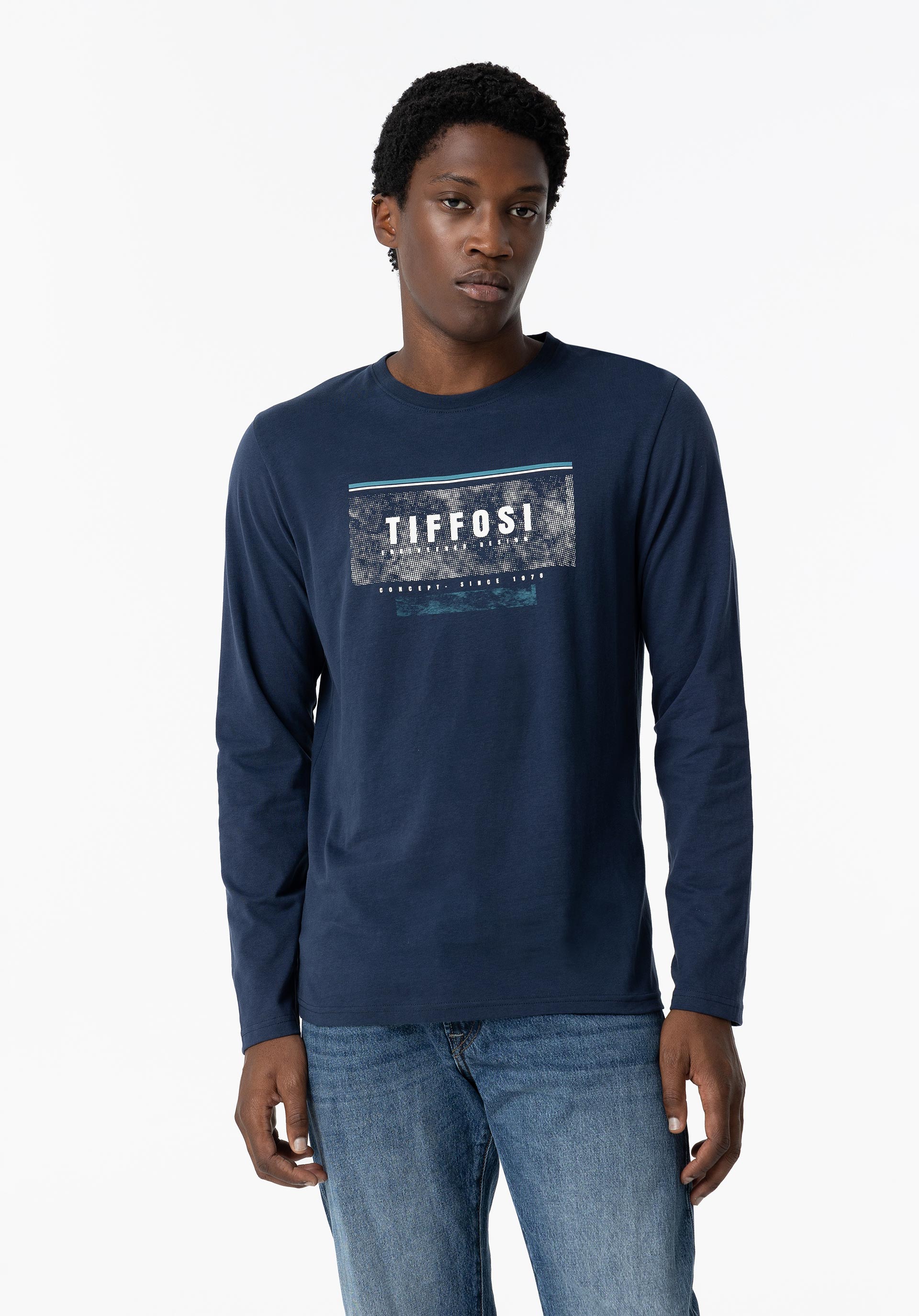 T-shirt com Estampado Frontal