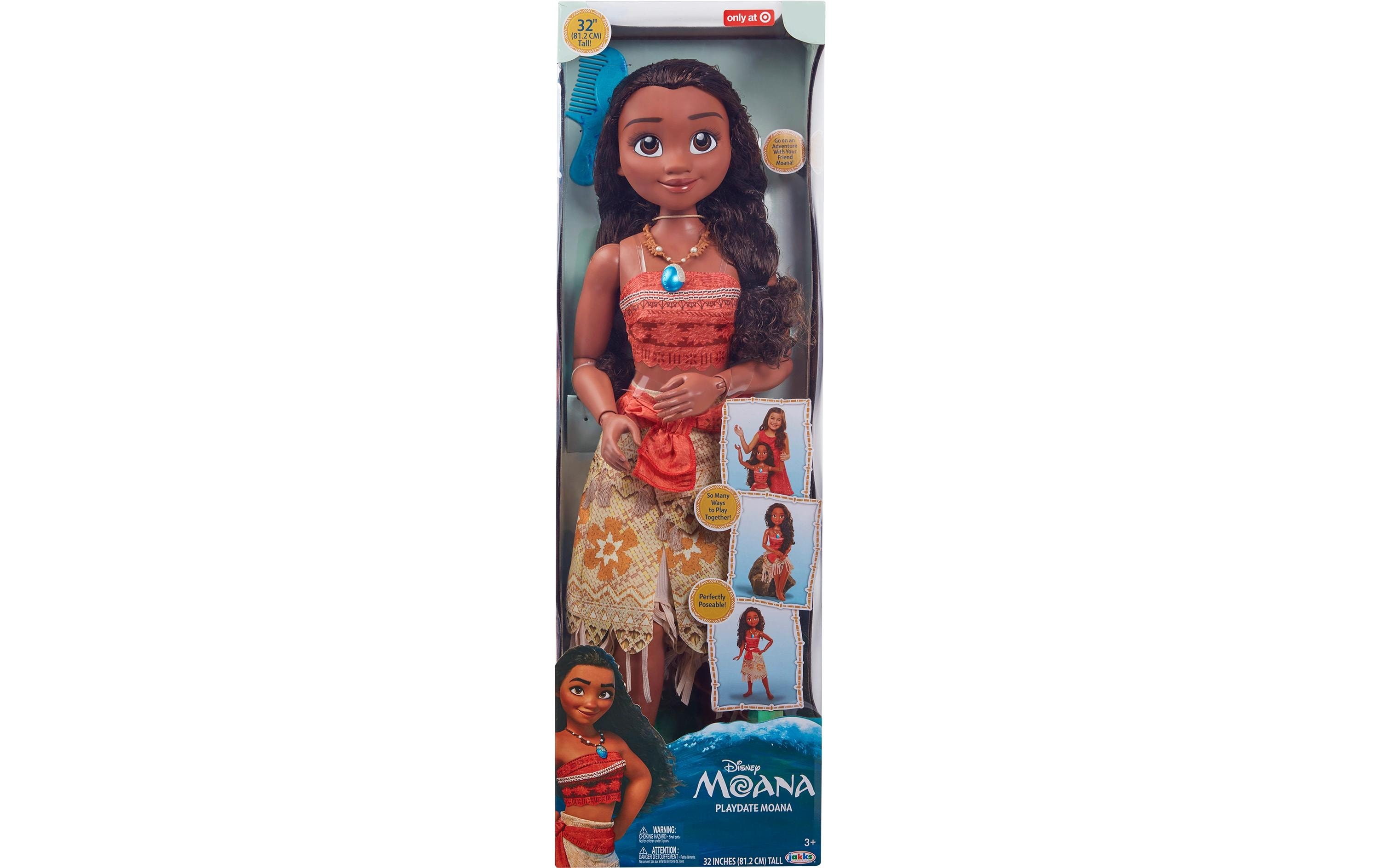 Puppe Disney Princess Vaiana 80 cm<br>Spielpuppe