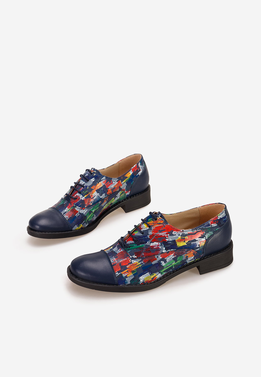 Chaussures oxford femme multicolores Genave V4