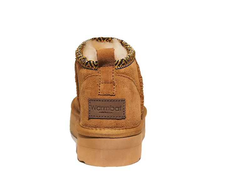 Warmbat Durack Women Plateau Boot Tape Cognac (25)