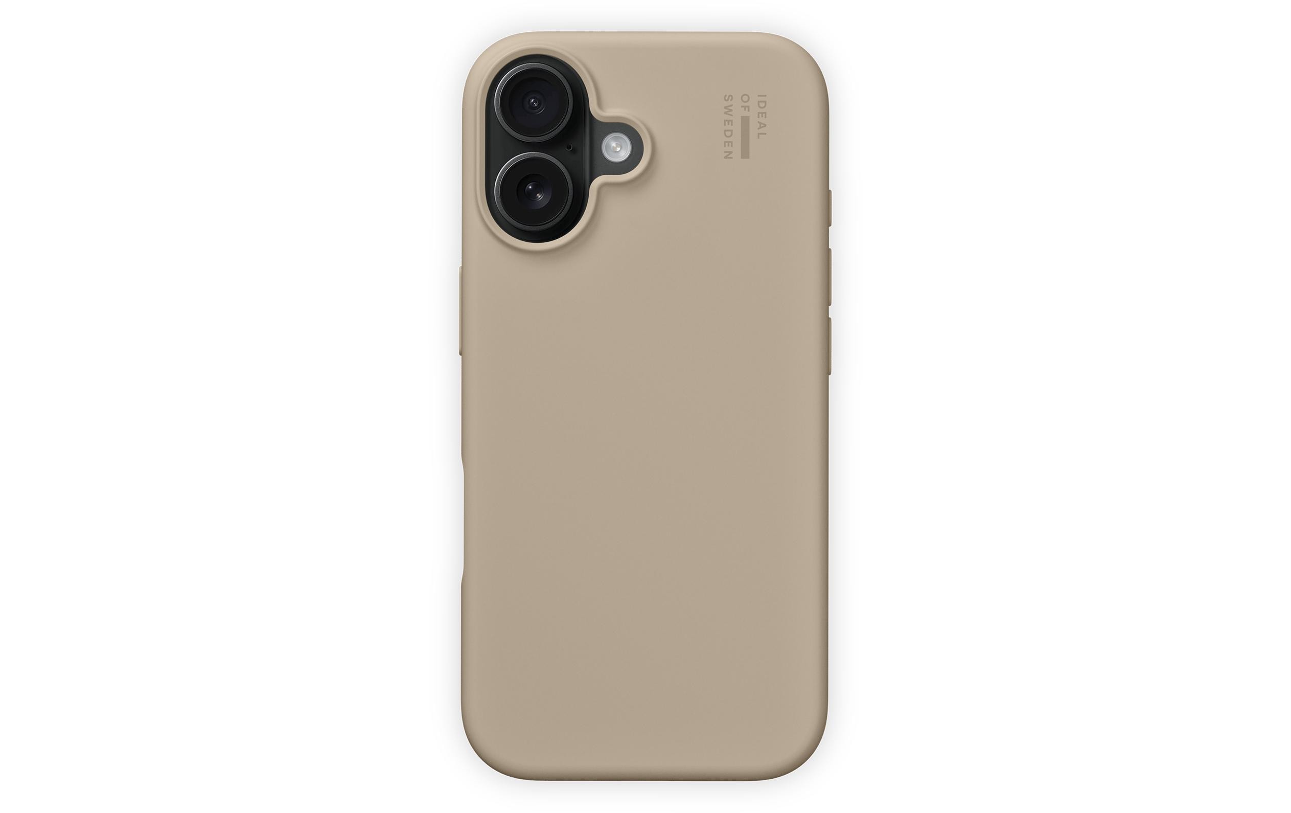 Back Cover Silicone iPhone 16 Plus BeigeBackcover für das Apple iPhone 16 Plus