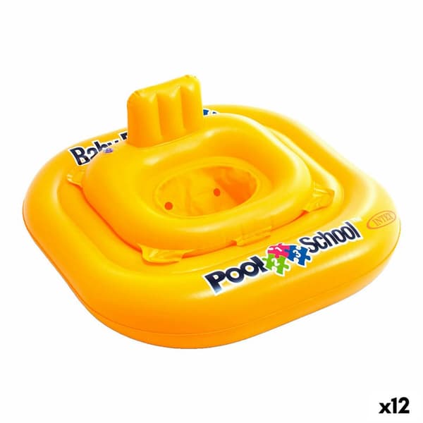 Babyflytende Intex Gul 79 x 23 x 79 cm (12 enheter)