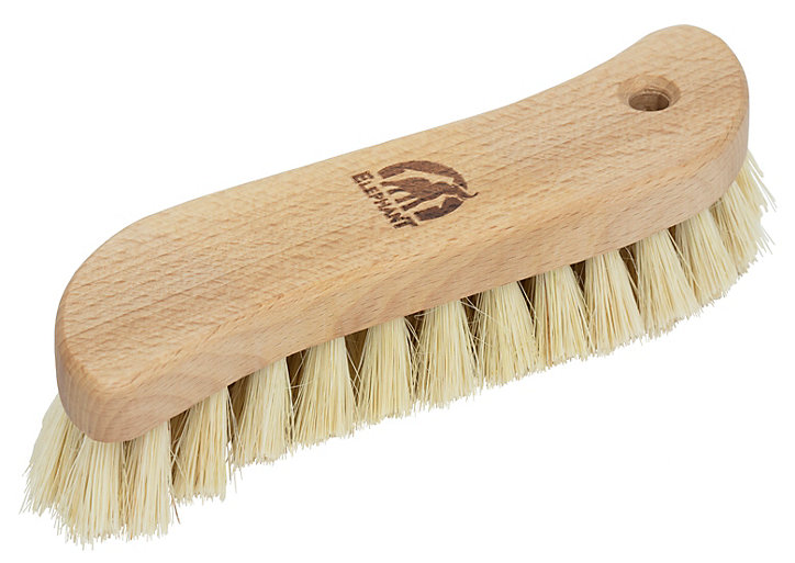 Brosse à laver fibres tampico et bois hêtre Eléphant L.5,4 cm