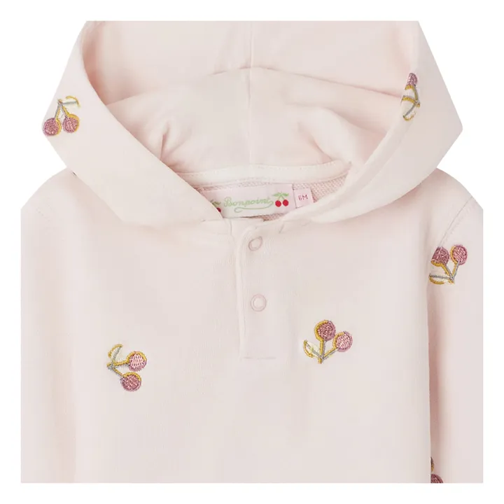 Bonpoint Sweat Cody Cerises | Rose poudré