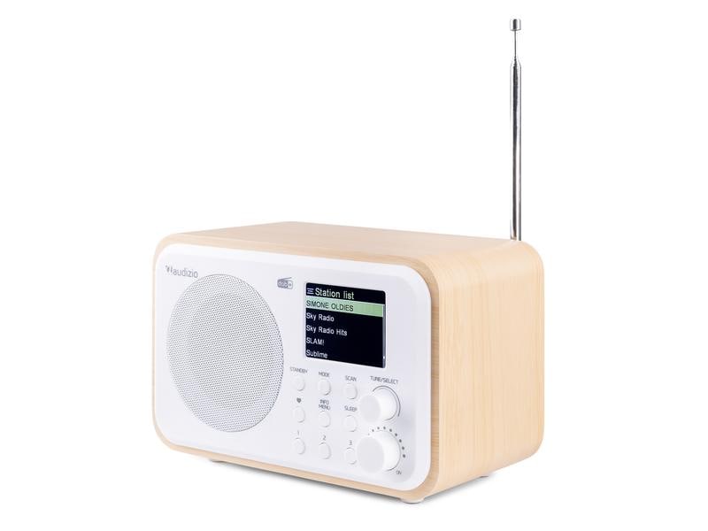 Audizio DAB  Radio Milan Weiss DAB  Radio mit Bluetooth