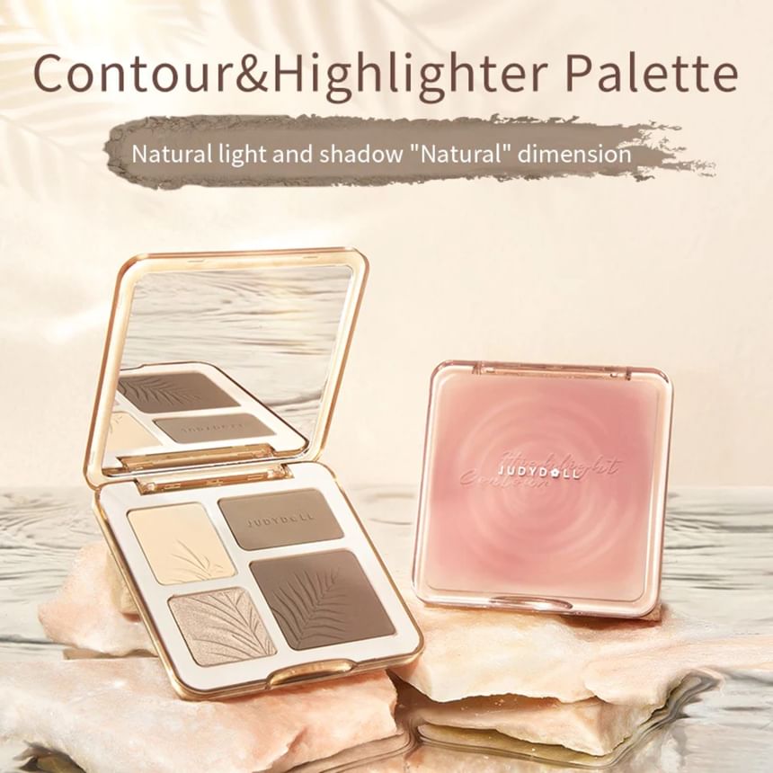 Judydoll - 2 IN 1 Highlighter Contour Palette - 2 kleuren