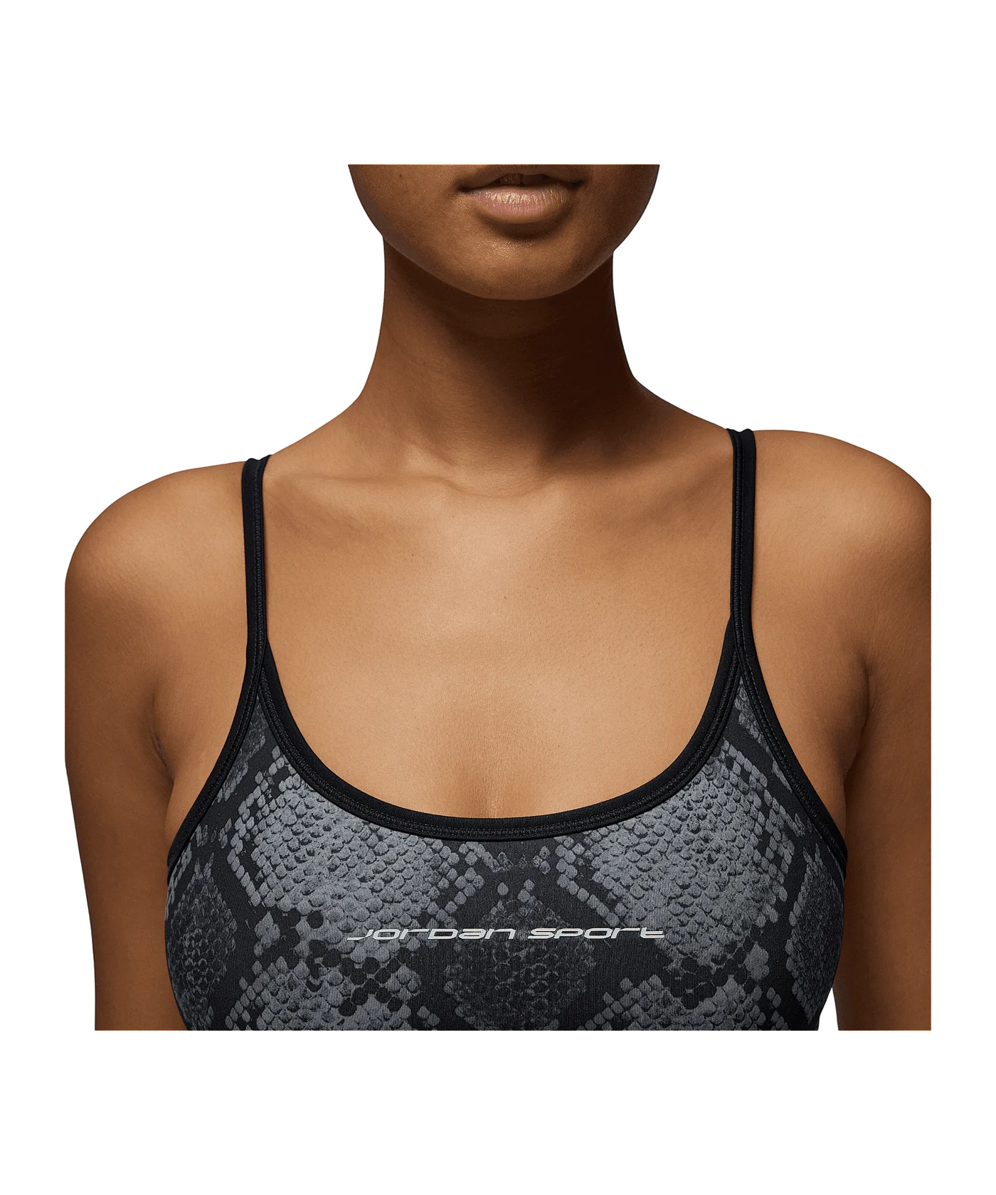 Nike AOP Crop Tanktop Damen Schwarz F010