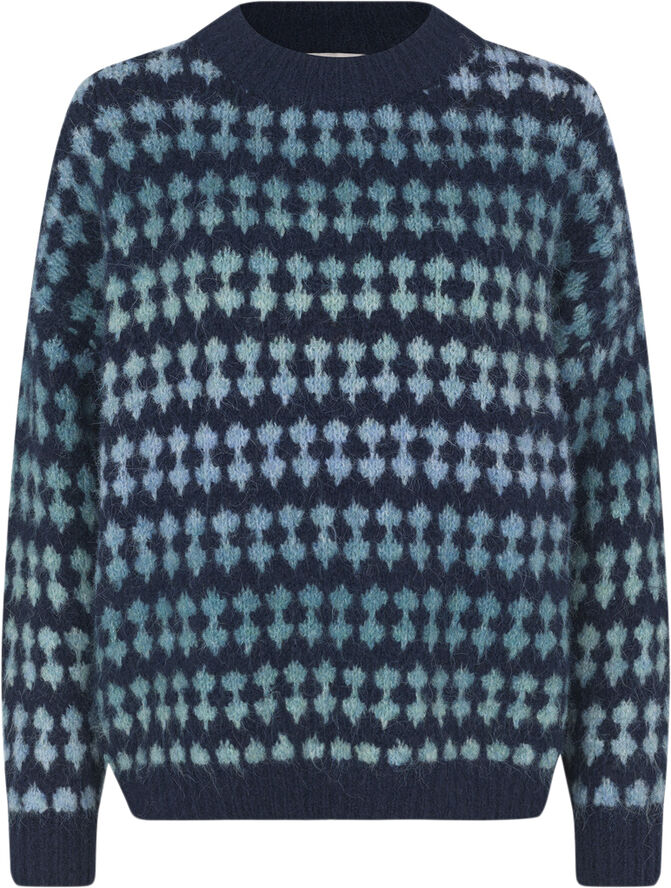 A-VIEW Patrisia Knit Pullover Blue/navy