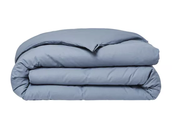 Housse de couette lisse 100% coton, qualité 144 fils. Denim 240x220cm