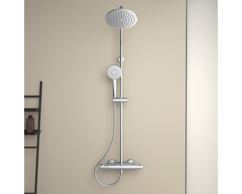 Douchekolom inclusief thermostaat Ideal Standard Ceratherm T50 chroom glanzend A7230AA