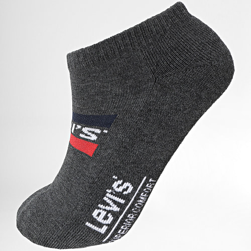 Lot De 2 Paires De Chaussettes 701219507 Noir Gris Anthracite