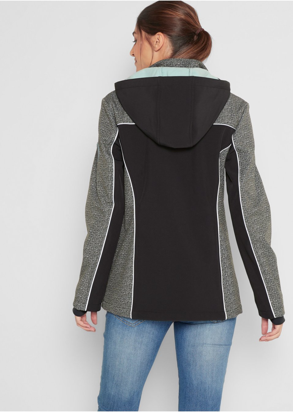 Veste softshell avec détails réfléchissants