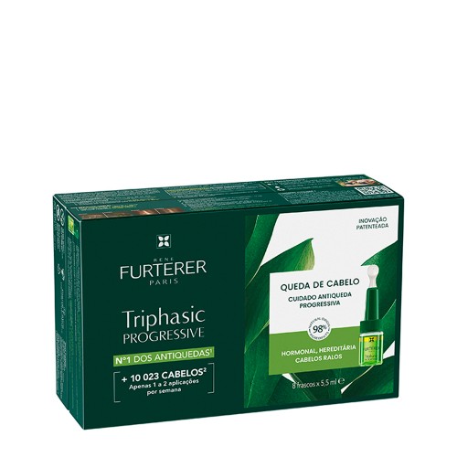 René Furterer Triphasic Ampolas para Queda de Cabelo Progressiva 8 doses