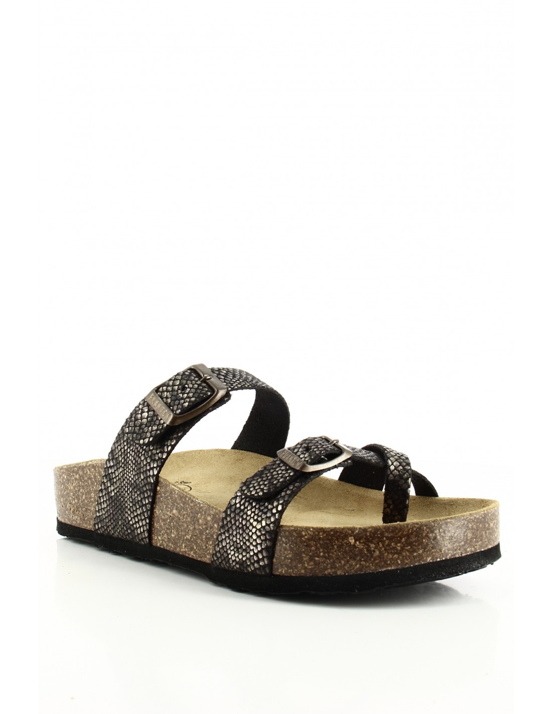plakton Mules Femme Cp Bombay Serpent