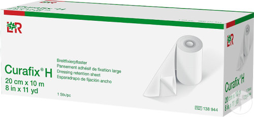 Lohmann & Rauscher Curafix H Pansement Adhésif De Fixation Large 20cm x 10m 1 Pansement