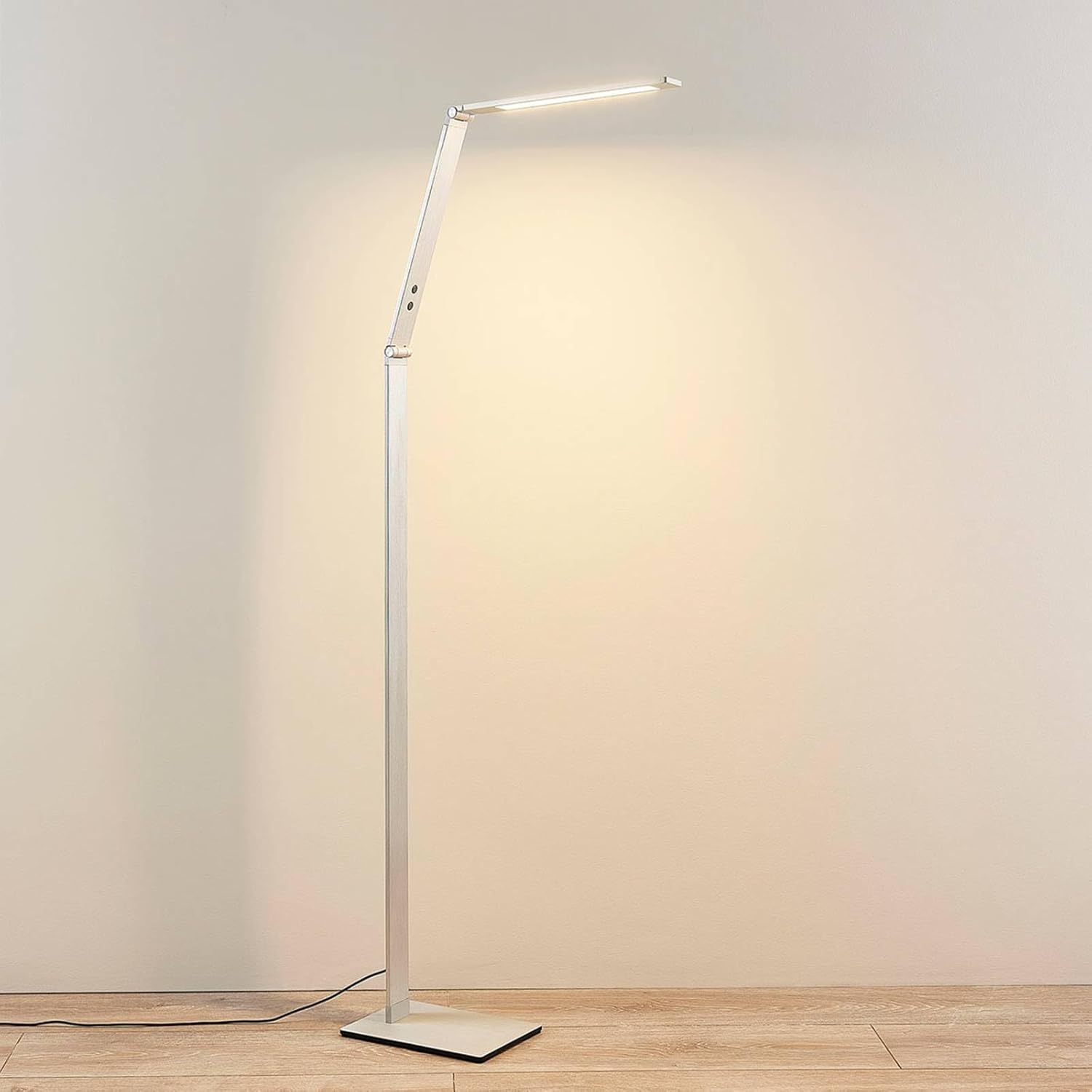 Lucande LED Stehlampe dimmbar, einstellbare Lichtfarbe (3000-6000K) Standleuchte Leselampe-Stehlampe Wohnzimmer Arbeitszimmer Büro