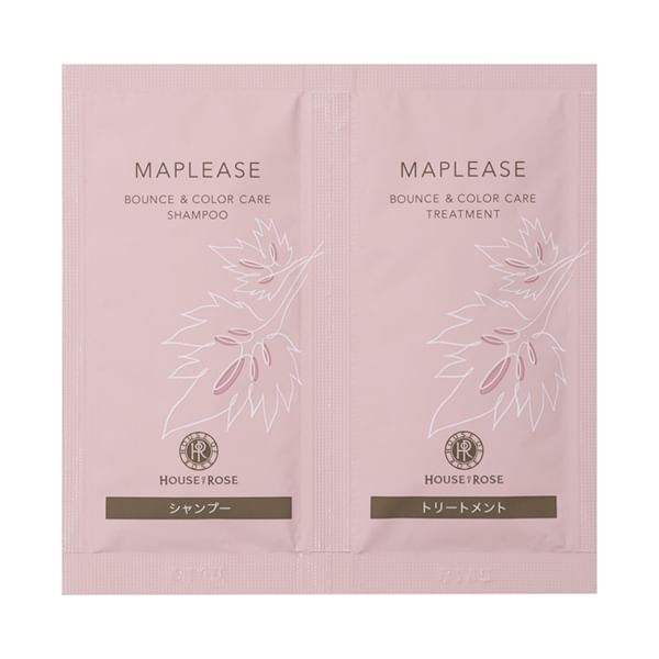 House of Rose - Maplease Bounce & Color Care Haarshampoo & Behandeling Proefset