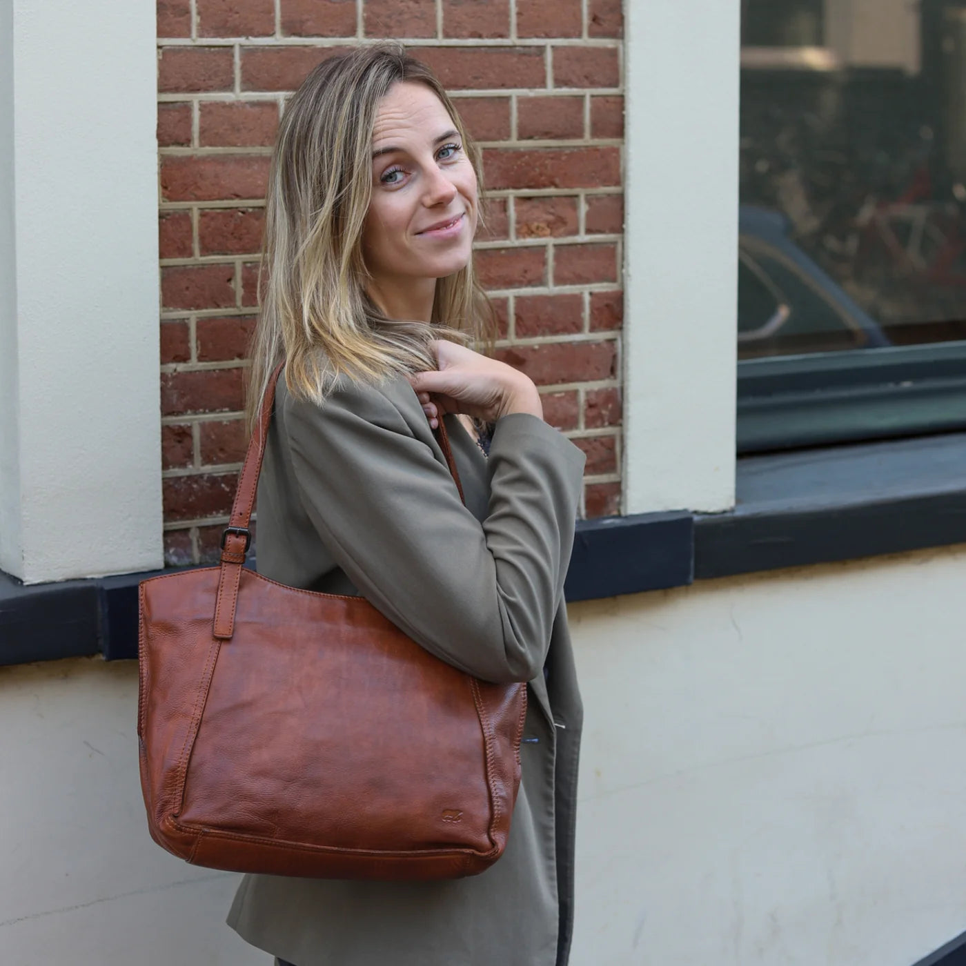 Hand-/schoudertas 'Yvonne' beige Beige