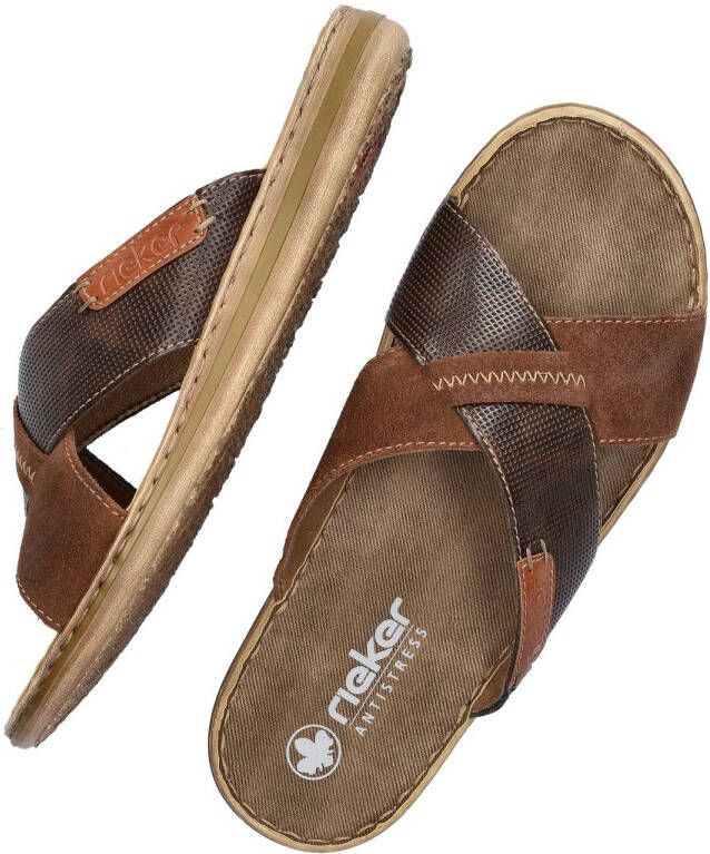 Rieker Heren Slipper 21063-20 Bruin