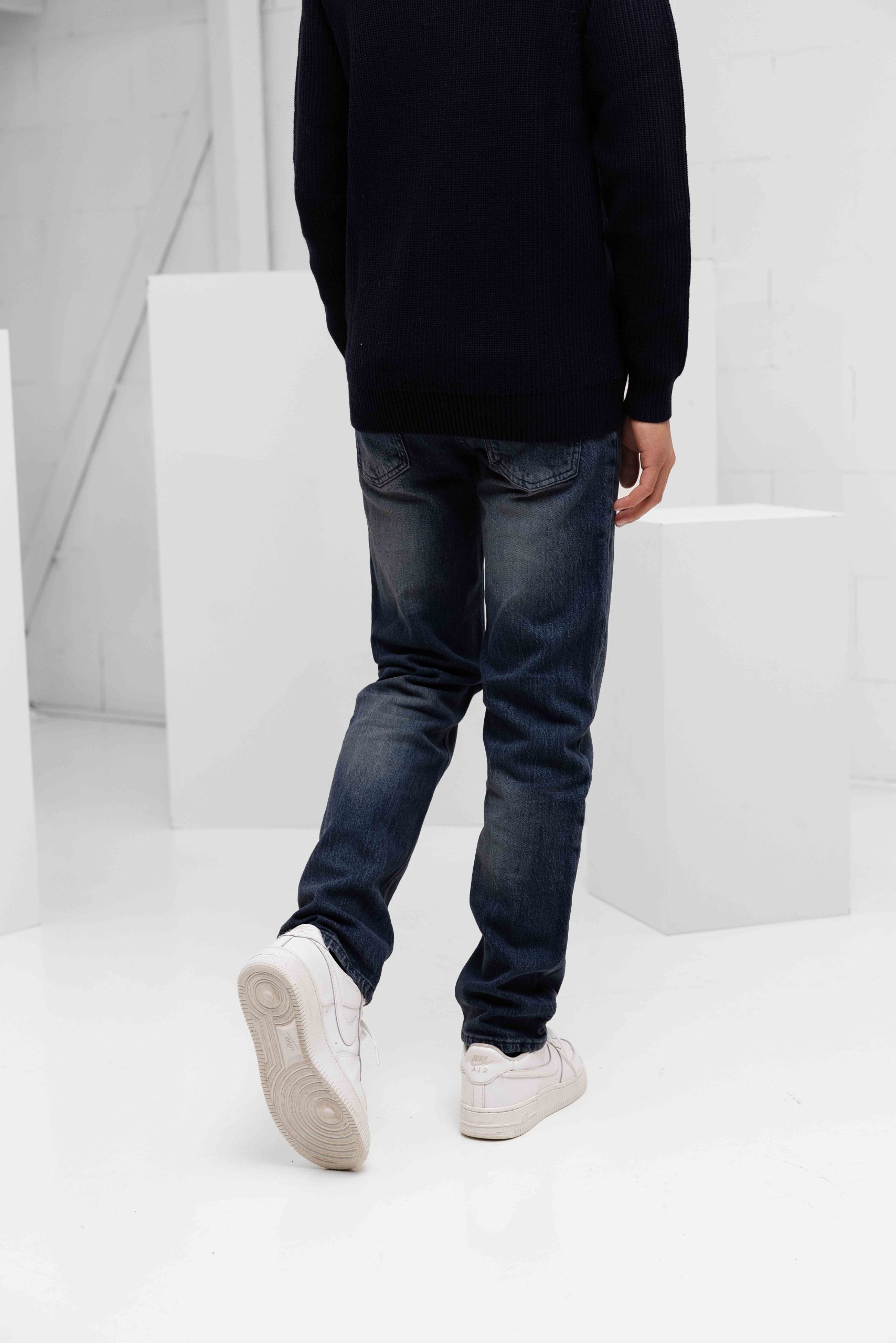 Ballin Amsterdam The Boaz Jeans K1503 Kids Donkerblauw