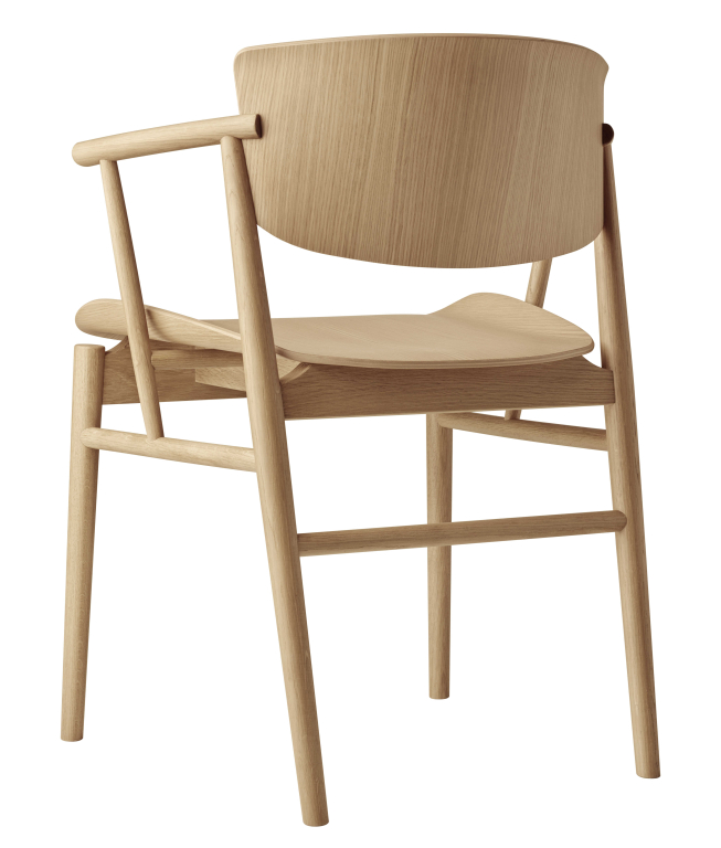 Fritz Hansen N01 stoel eiken