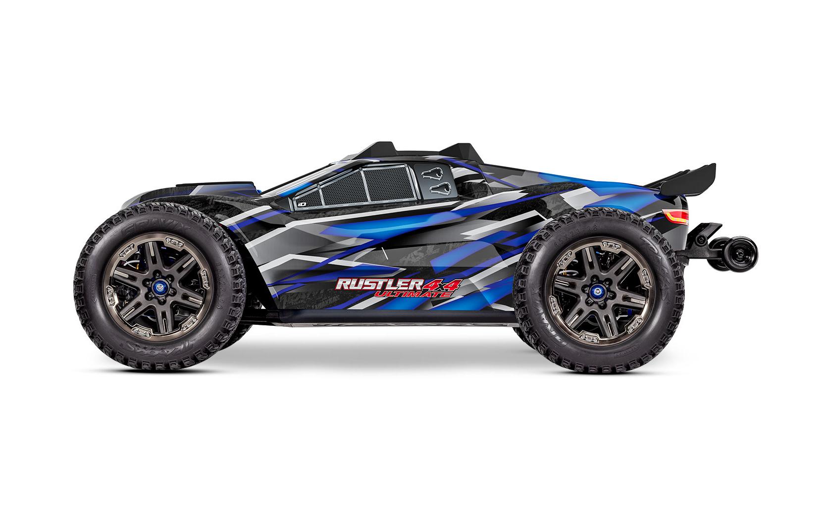 Stadium Truck Rustler 4x4 Ultimate Blau, ARTR, 1:10<br>4WD Stadium Truck mit Velineon VXL-3S Brushless Antrieb