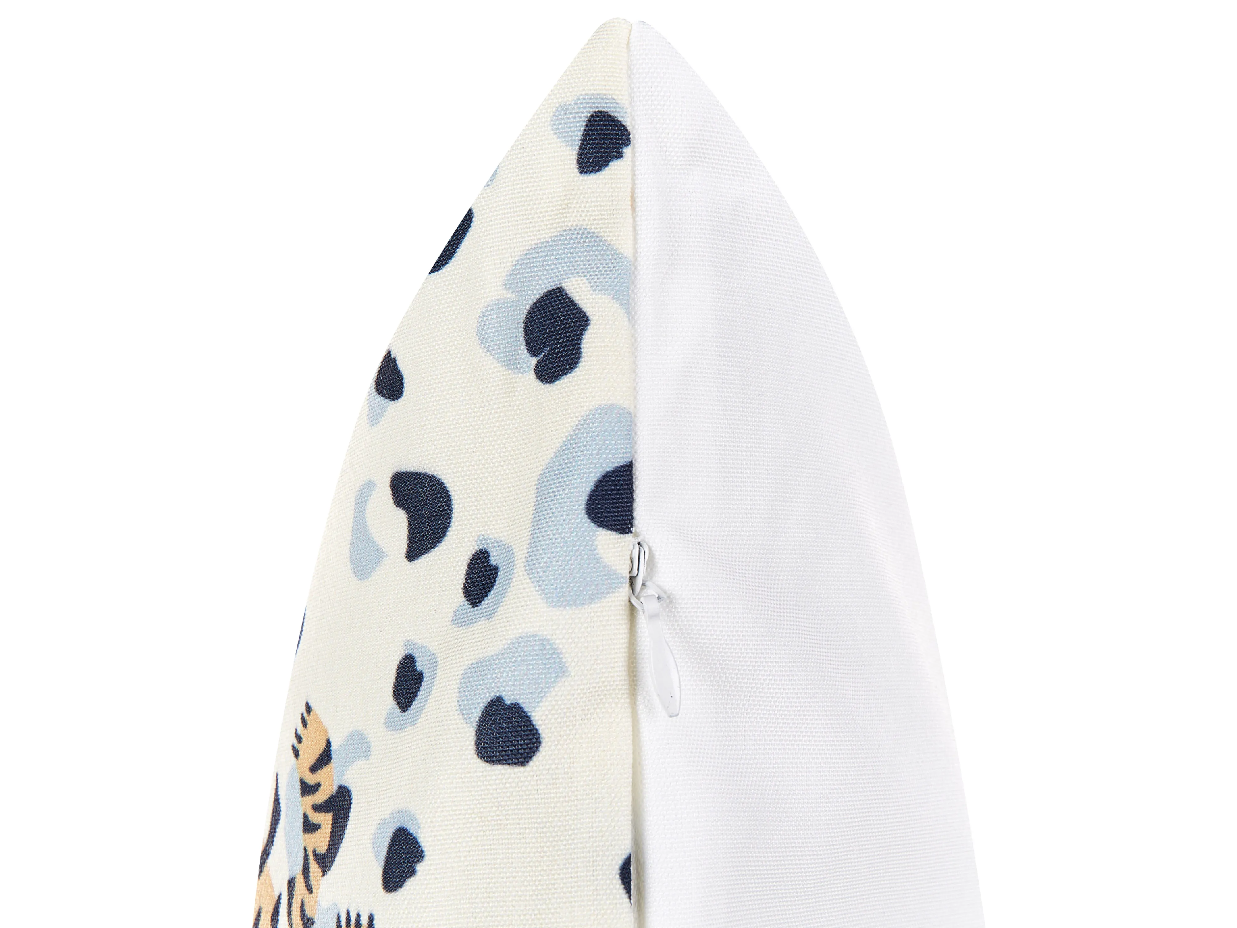Set van 2 tuinkussens ARENZANO dierenprint 45 x 45 cm Beige