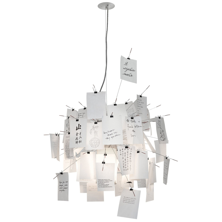Ingo Maurer Zettel'z 6 hanglamp Ø80 snoer 2m