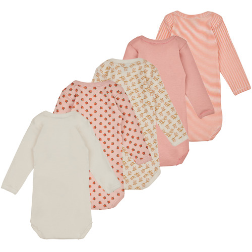 Petit Bateau - BODY US ML MINIPENSEE PACK X5 - Multicolore